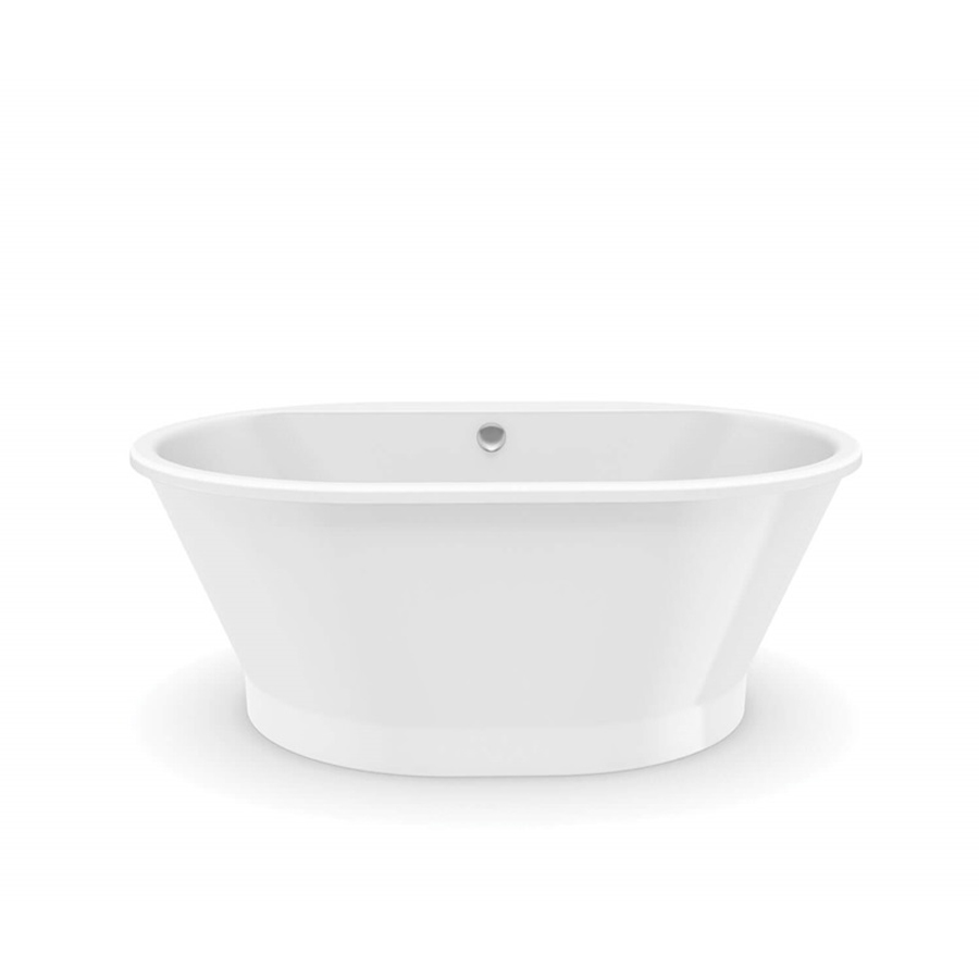 Northeastern Center Drain White Above Floor Rough Free Standing